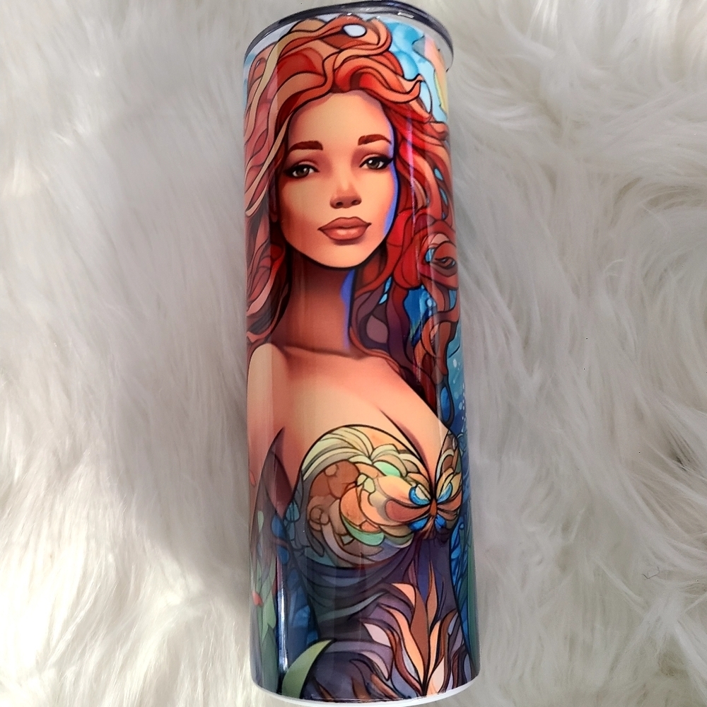 Little mermaid tumbler